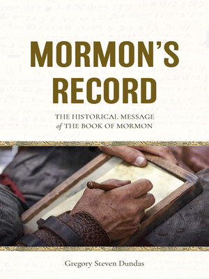 cover image of Mormon's Record